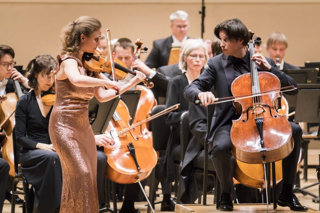 Οι σολίστ Julia Fischer και Daniel Müller-Schott στο Carnegie Hall, 3/28/18. (Φωτο: Chris Lee).