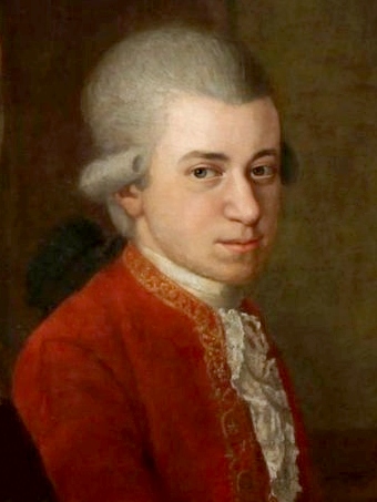 Ο Wolfgang Amadeus Mozart.
