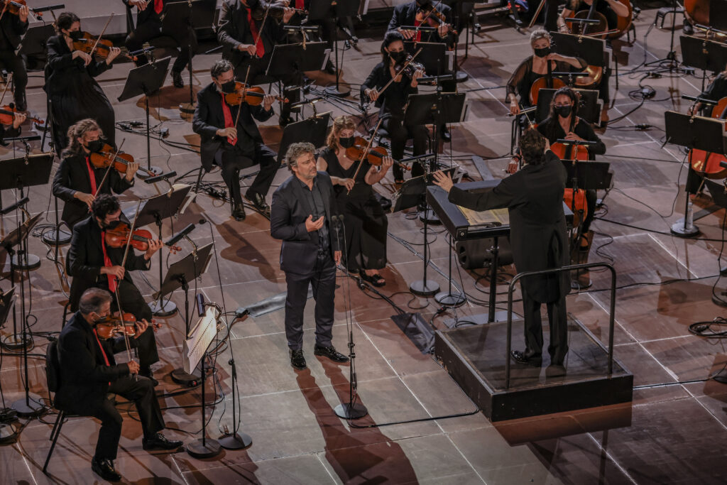 Jonas Kaufmann και Ορχήστρα της ΕΛΣ, υπό τον Jochen Rieder (φωτο: Α. Σιμόπουλος).